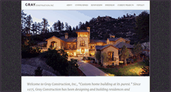 Desktop Screenshot of grayconstructioninc.com